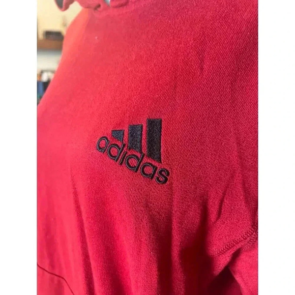 adidas the go to hoodie red mens size large - Picture 6 of 9